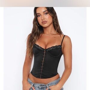 White fox boutique corset